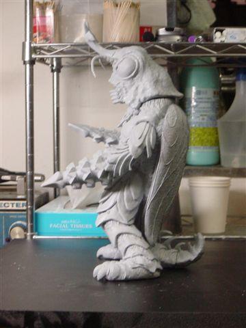 マーミット リアルソフビキット メガロ: 怪獣ガレージキット造形記録