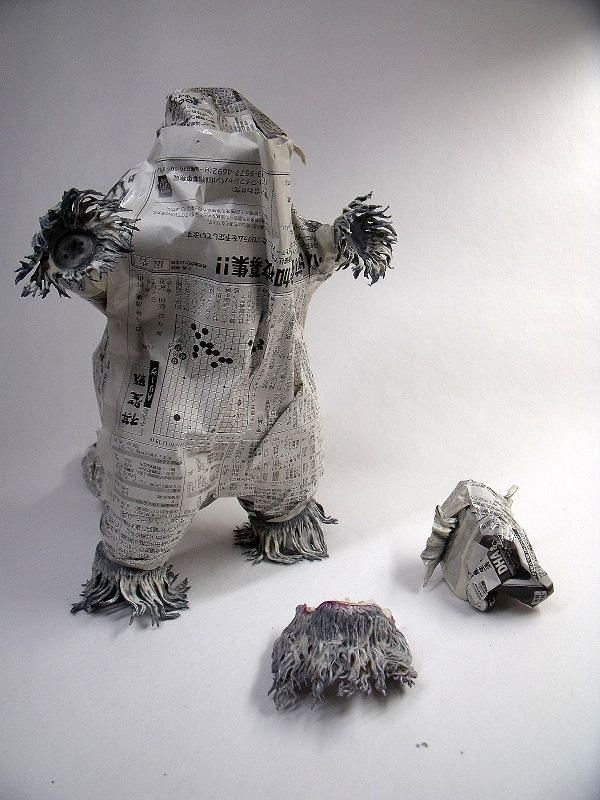 怪獣酋長ジェロニモン完成品製作記 その5: 怪獣ガレージキット