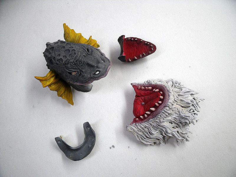 怪獣酋長ジェロニモン完成品製作記 その6: 怪獣ガレージキット