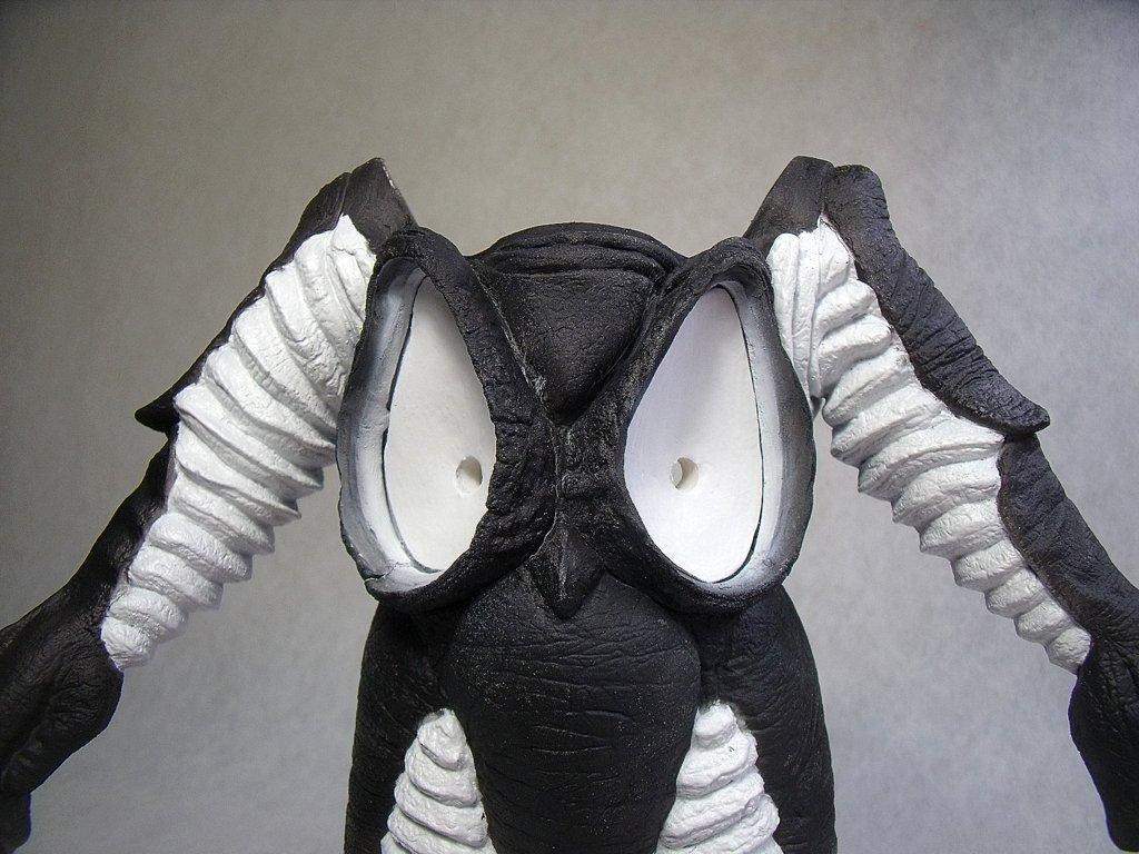 宇宙恐竜ゼットン完成品製作記 その8: 怪獣ガレージキット造形記録
